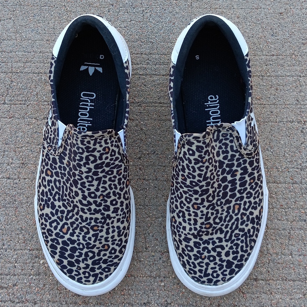 Adidas Slip On Sneakers Animal Print Shoes - Picture 2 of 8